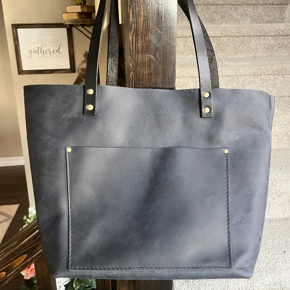 Portland Leather Goods Large Classic Deep Water Tote